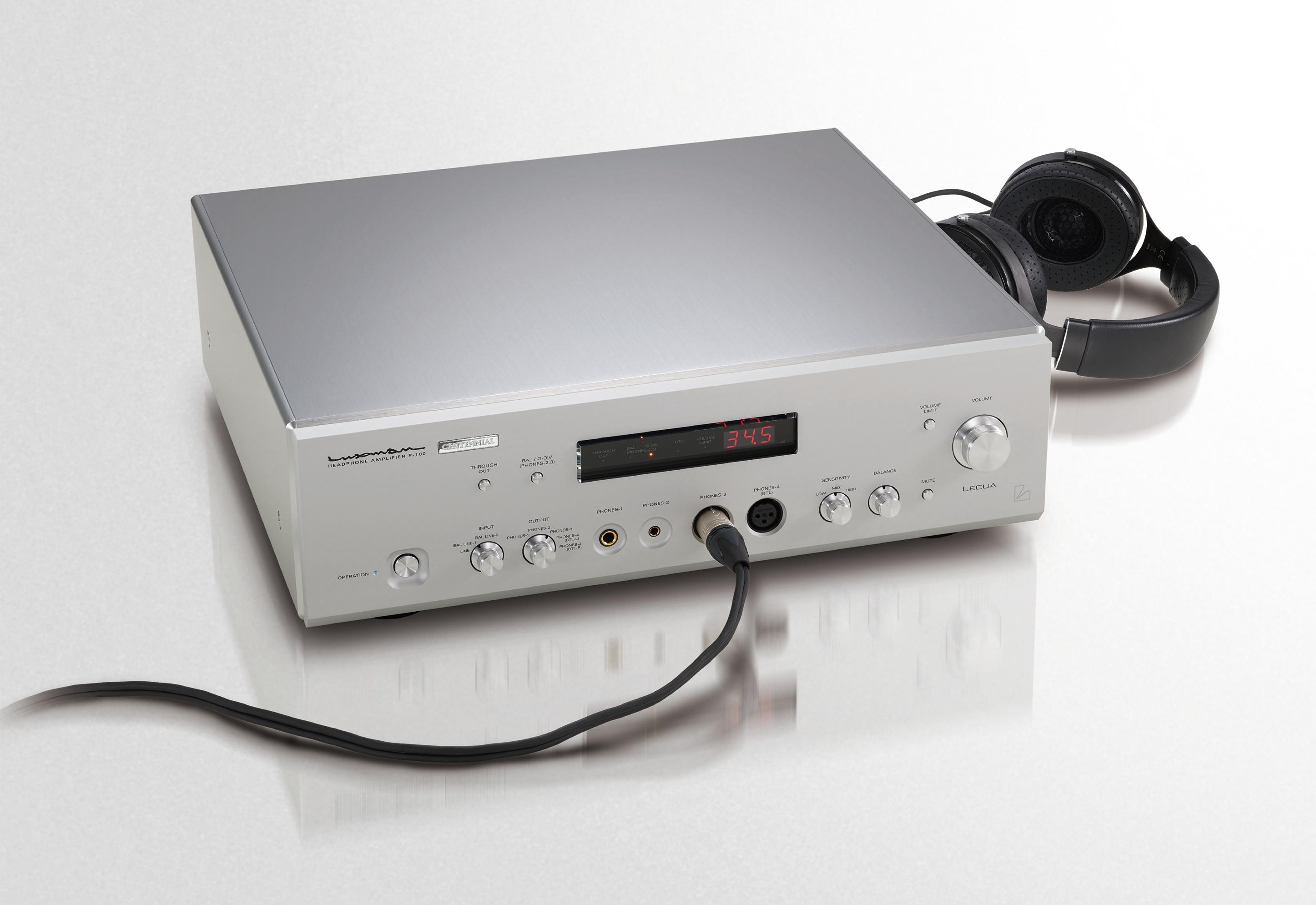 LUXMAN P-100 CENTENNIAL 耳機放大器：百年紀念的巔峰之作，3月底震撼上市